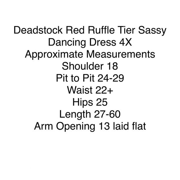 Ella Samani Ruffle Tier Maxi Dress Christmas Red Party Wedding Valentine sz 4X - Picture 9 of 9